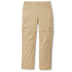 REI Co-op Sahara Convertible Pants Tan 12 Tall